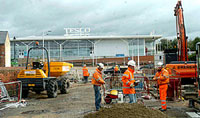 Tesco's new store in Station Yard, Haverhill. Picture from Haverhill Weekly News