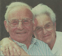 Emil Weingaertner and his wife in 1998. Picture from BFP