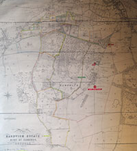 Sales map of May 14, 1925 agents Arthur Rutter, Sons & Co. Martyn Taylor collection.