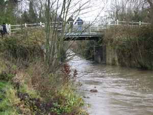 Picture by David Addy in December 2008, after heavy rain.