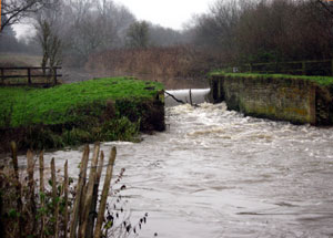 Picture by David Addy in December, 2008, after heavy rain.